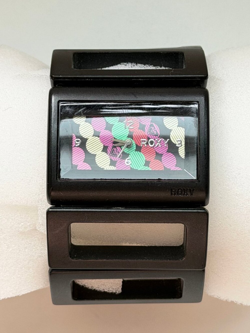 Roxy black stretch watch bracelet